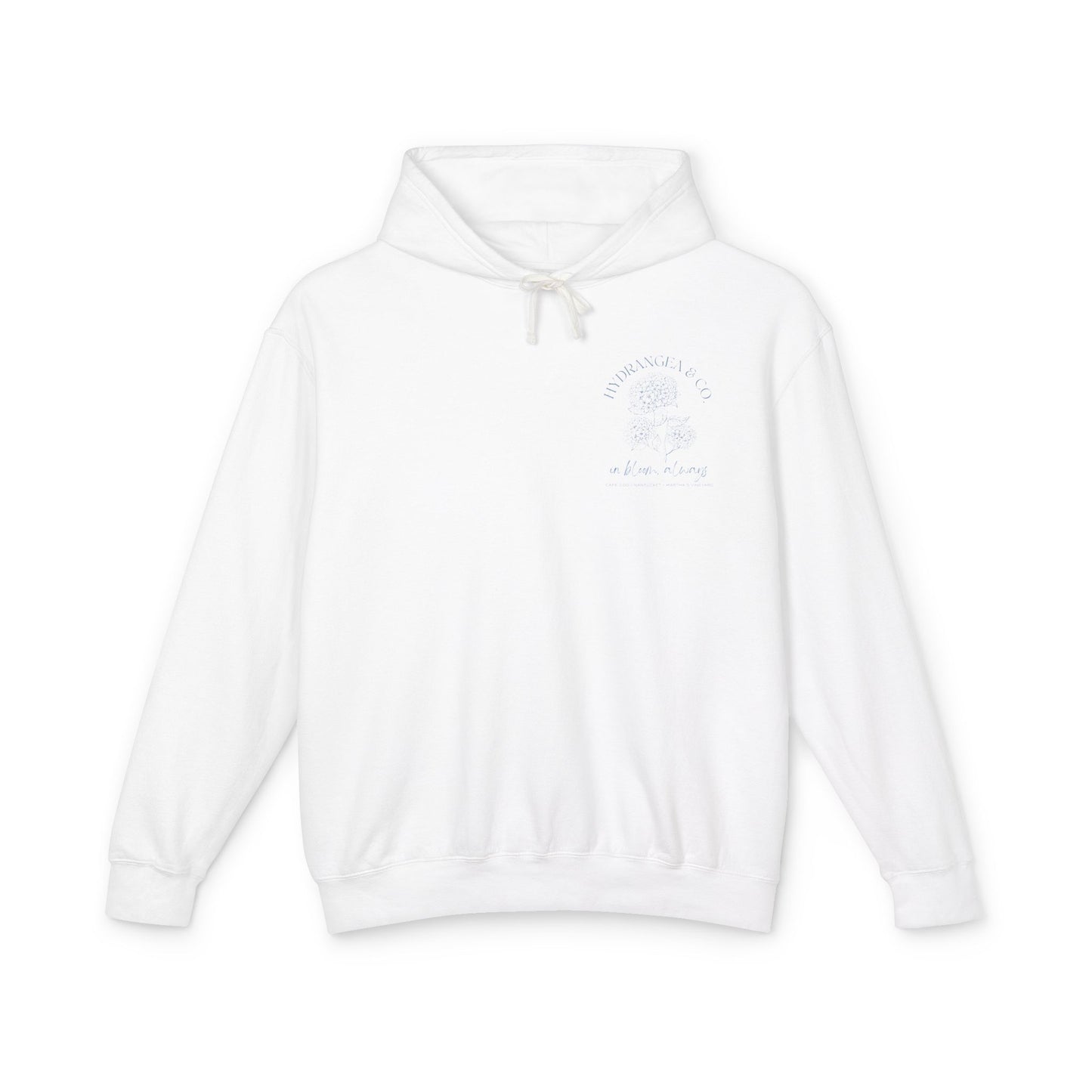 Hydrangea Unisex Lightweight Hooded Sweatshirt