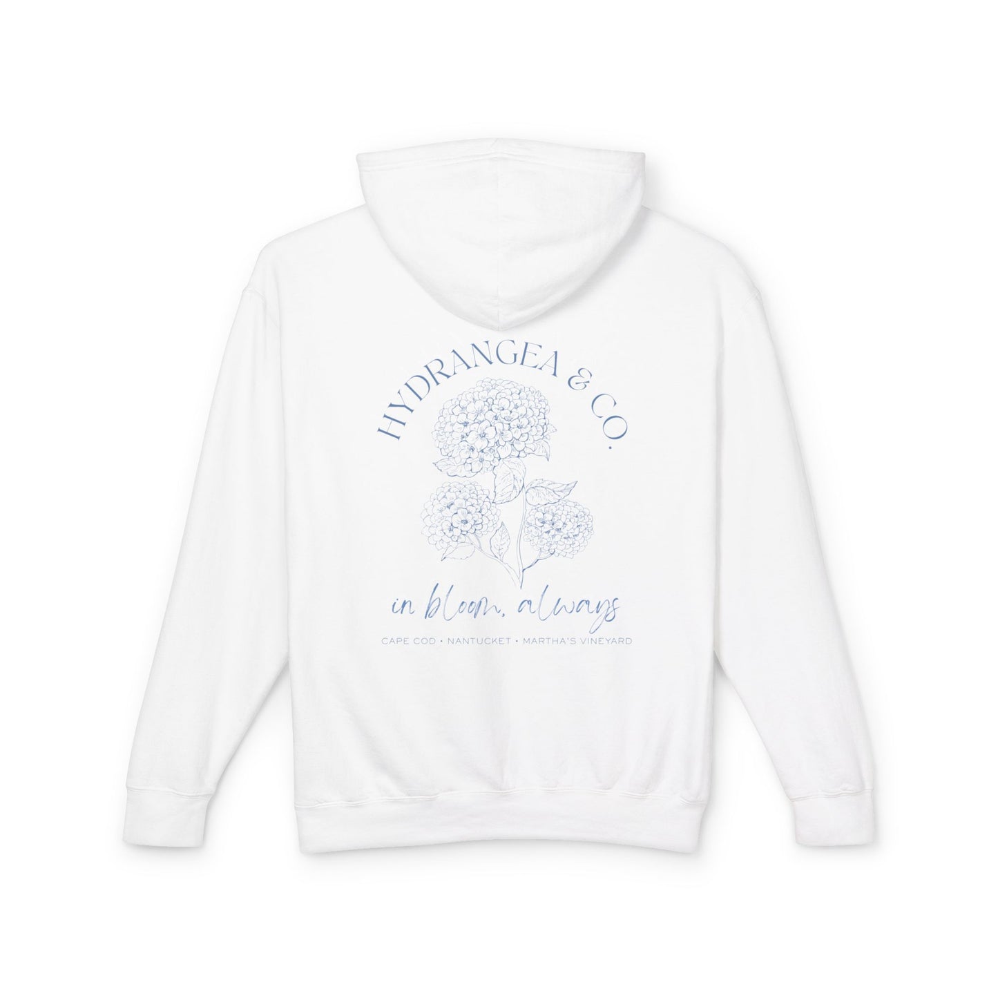 Hydrangea Unisex Lightweight Hooded Sweatshirt