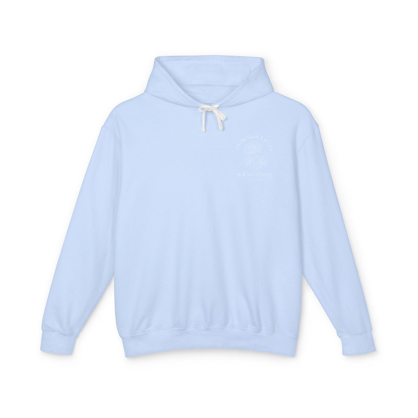 Hydrangea Unisex Lightweight Hooded Sweatshirt