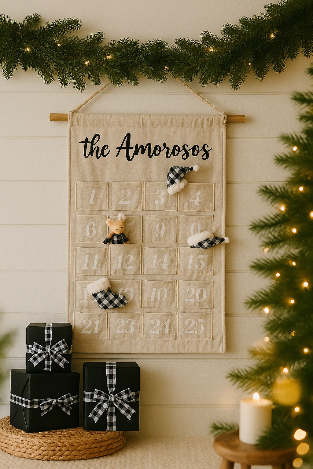 Holiday Collection - Linen Advent Calendar