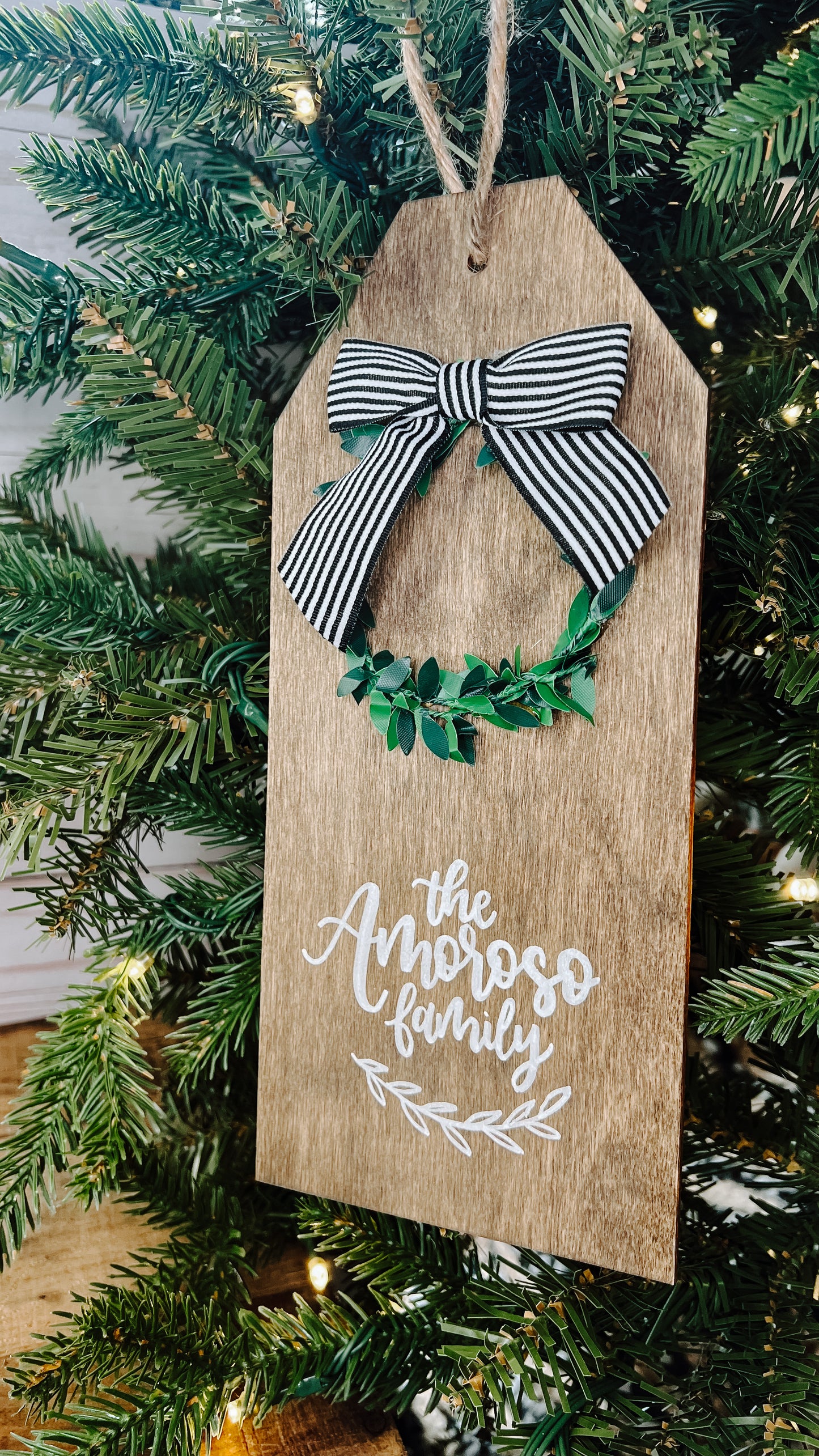 Holiday Collection - Oversized Wood Tag
