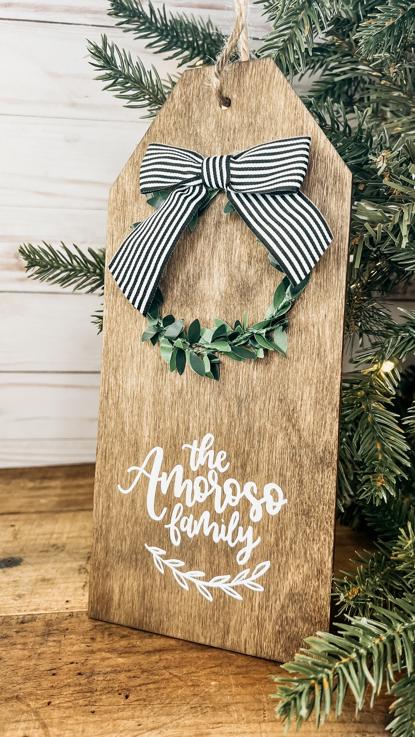 Holiday Collection - Oversized Wood Tag