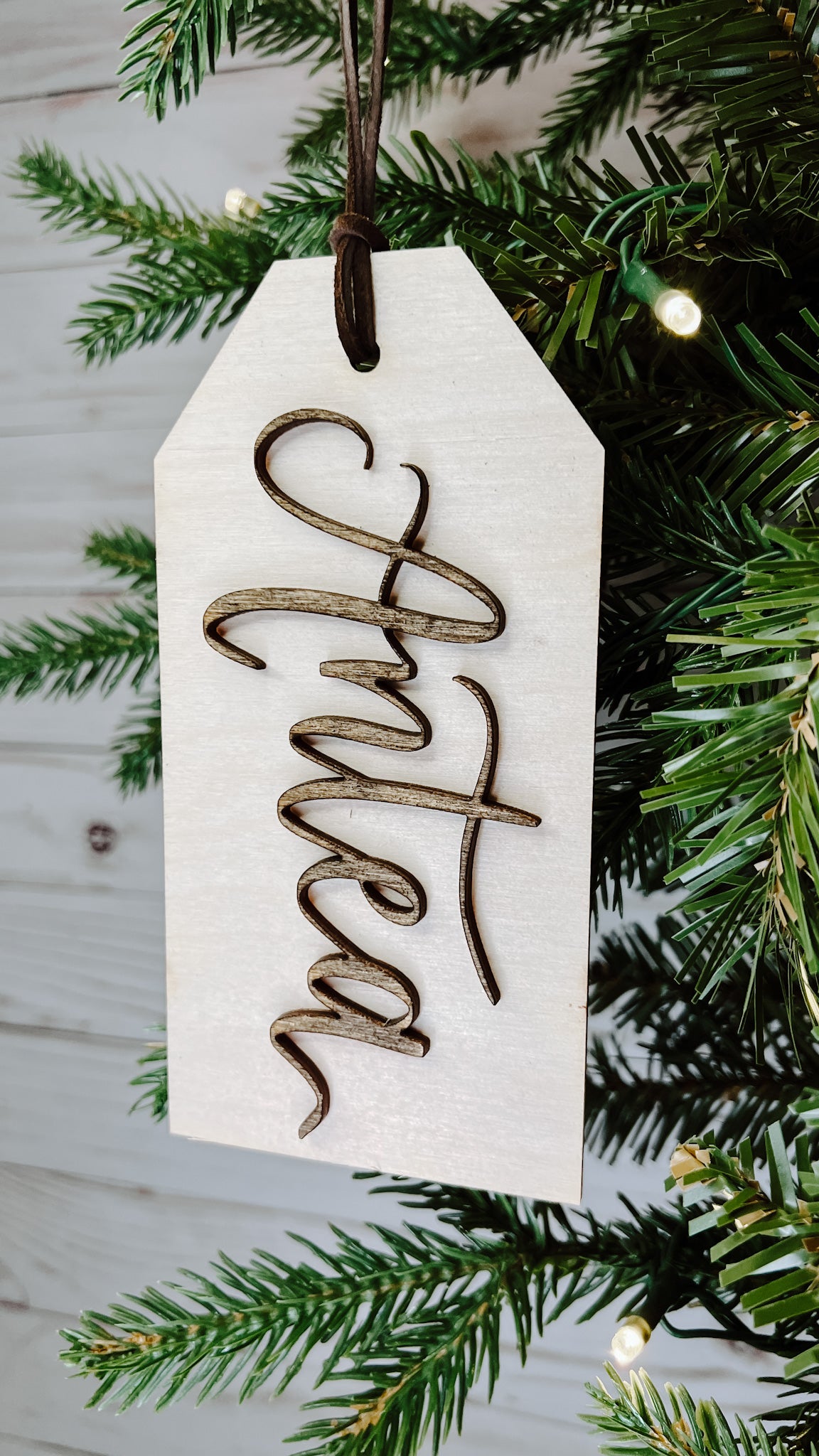 Holiday Collection - Stocking Tag 3D