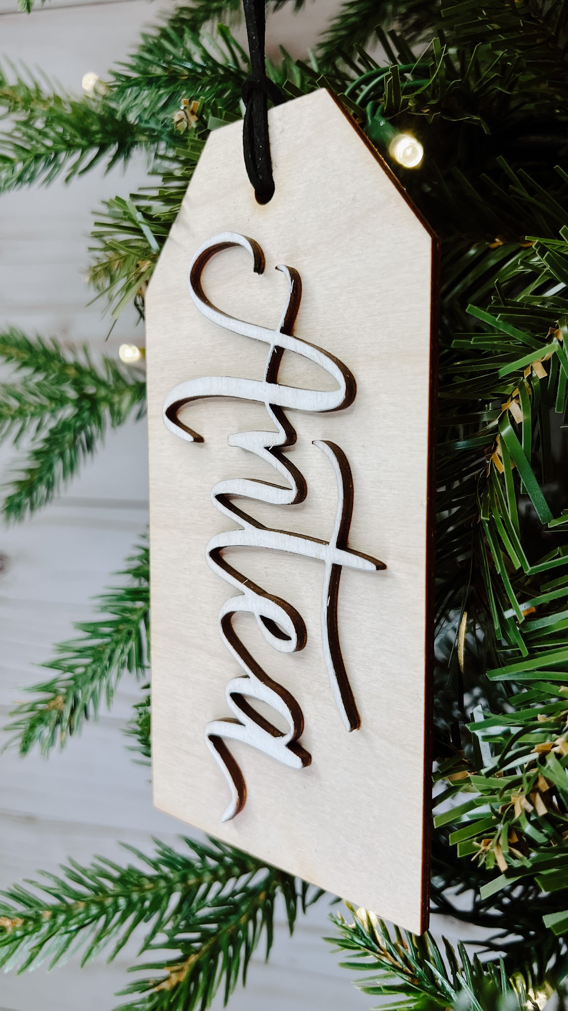 Holiday Collection - Stocking Tag 3D