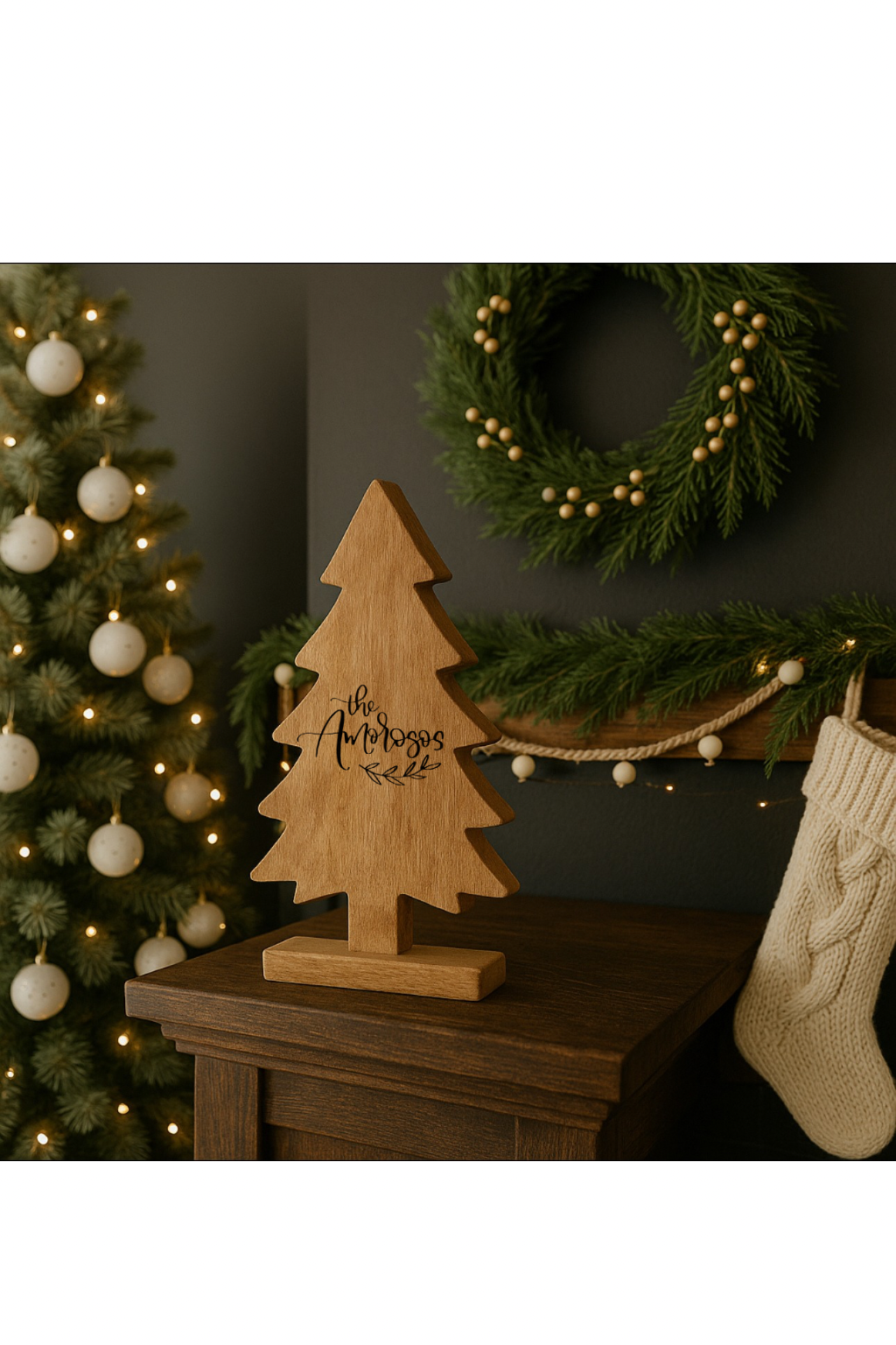 Holiday Collection - Wooden Tree