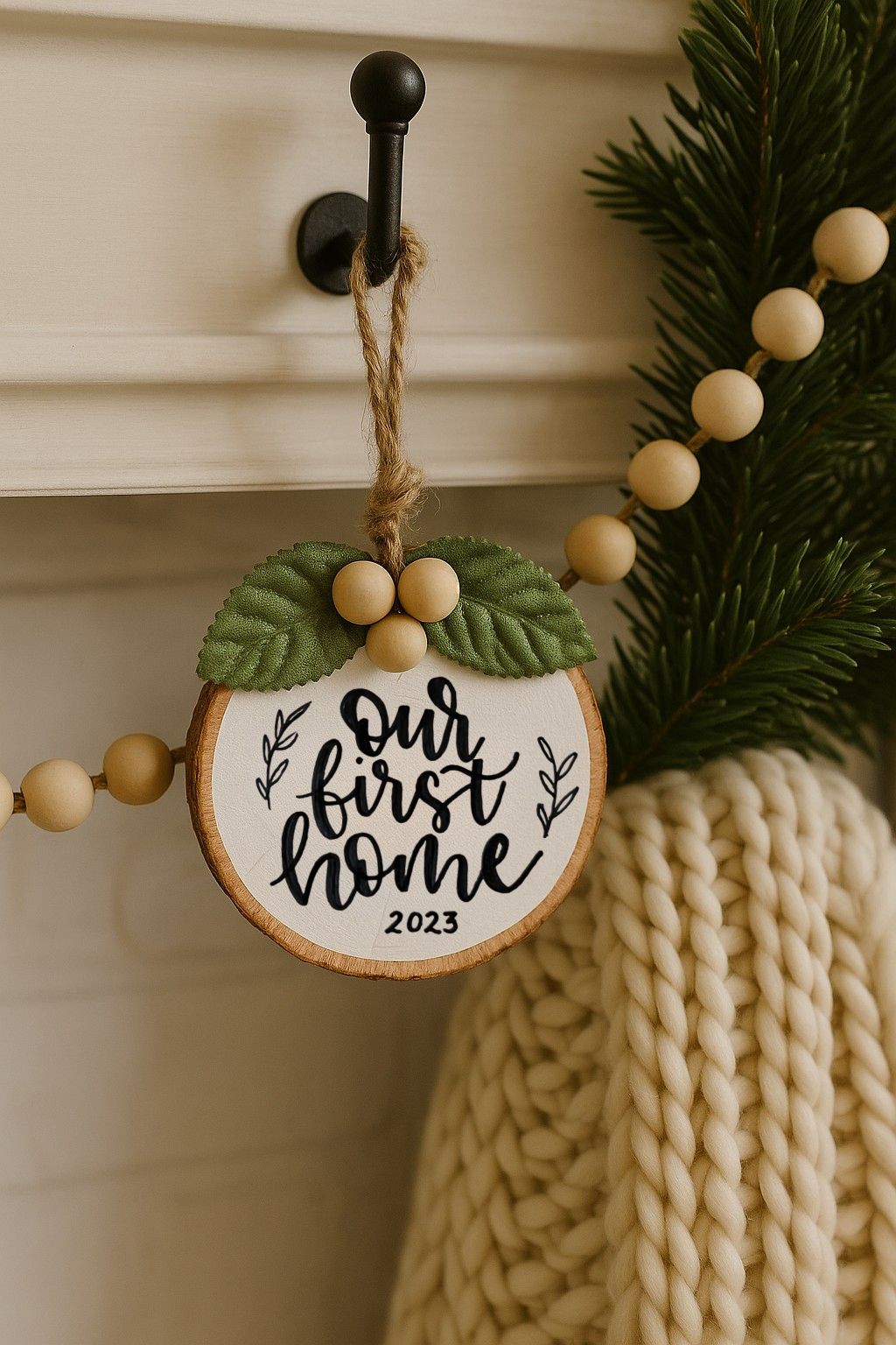 Holiday Collection - Wood Slice Ornament