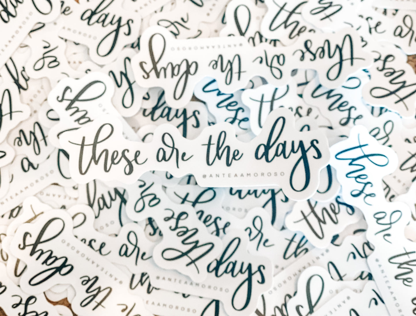 Vinyl Sticker - These are the Days