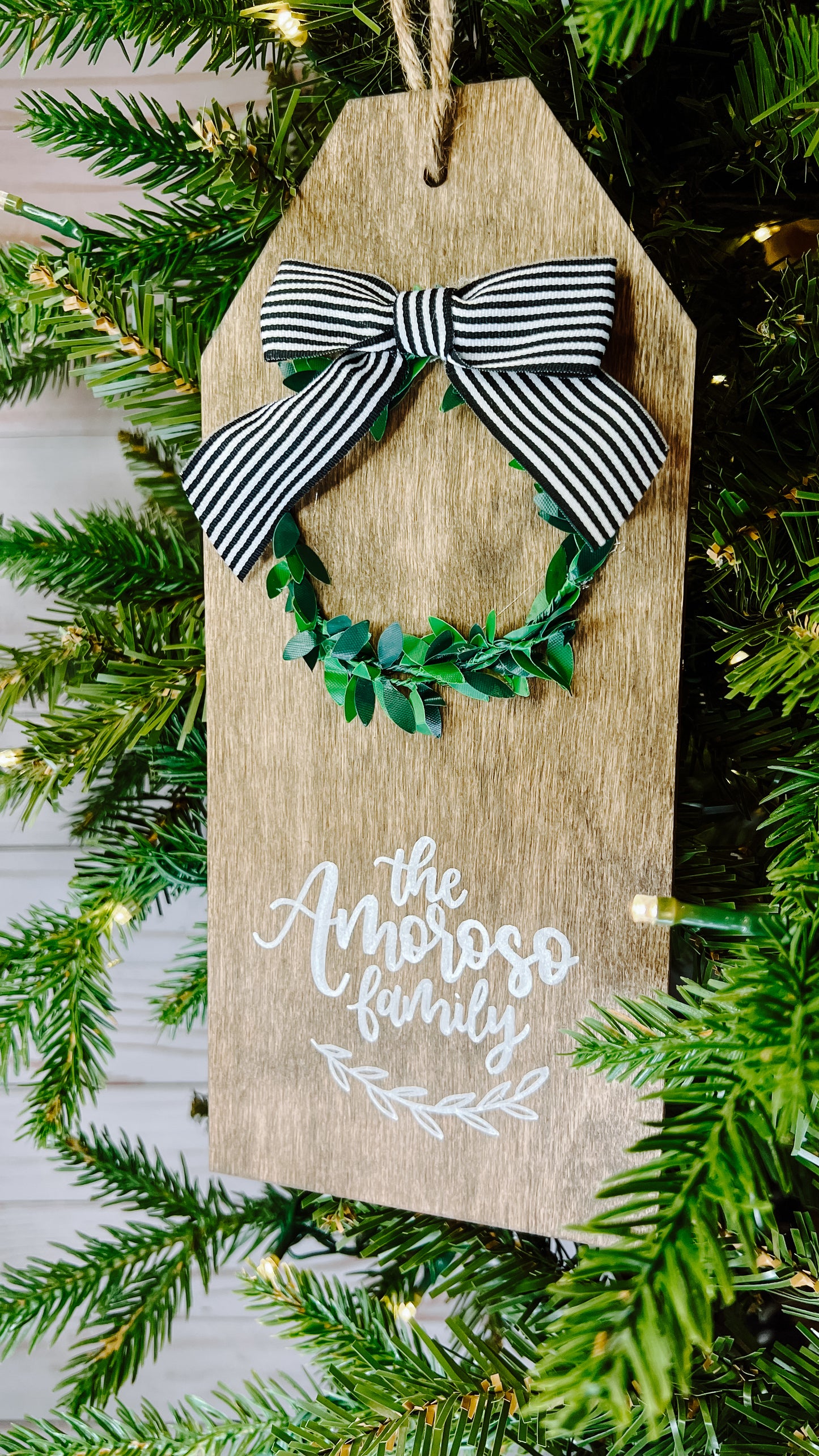 Holiday Collection - Oversized Wood Tag