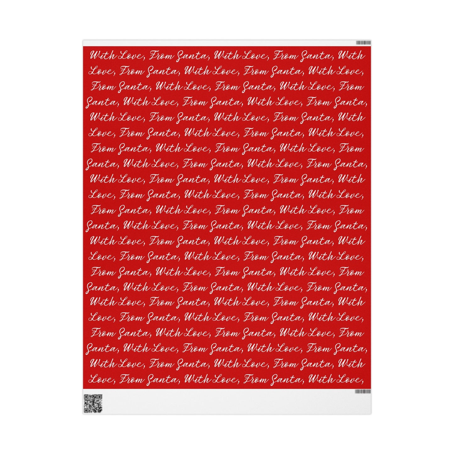 Holiday Collection - Wrapping Paper Santa