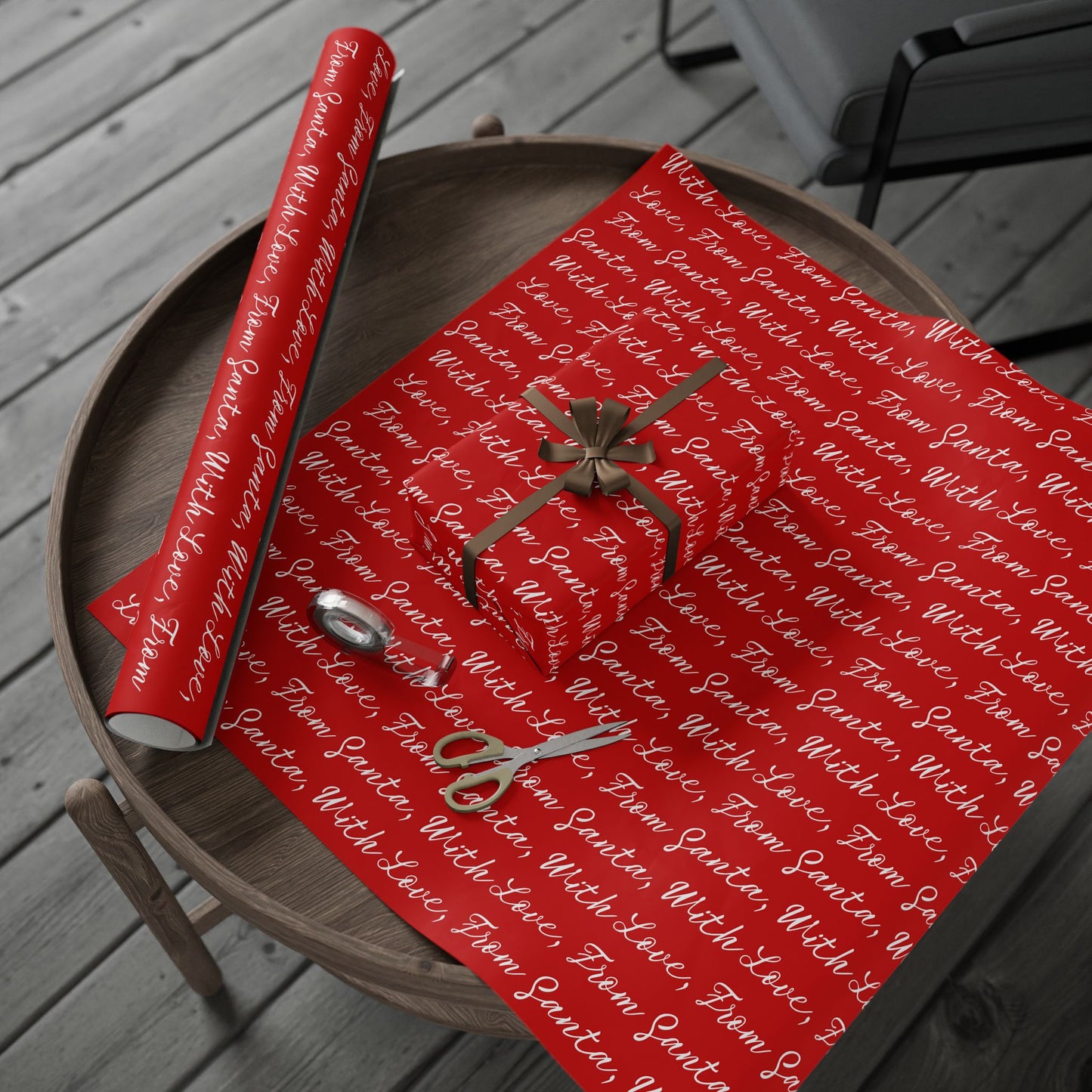 Holiday Collection - Wrapping Paper Santa