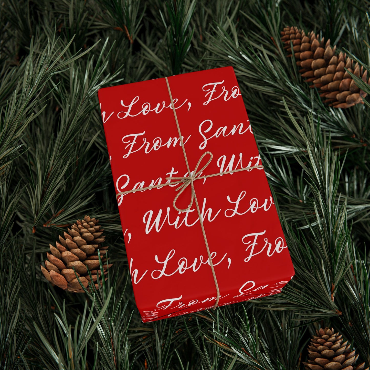 Holiday Collection - Wrapping Paper Santa