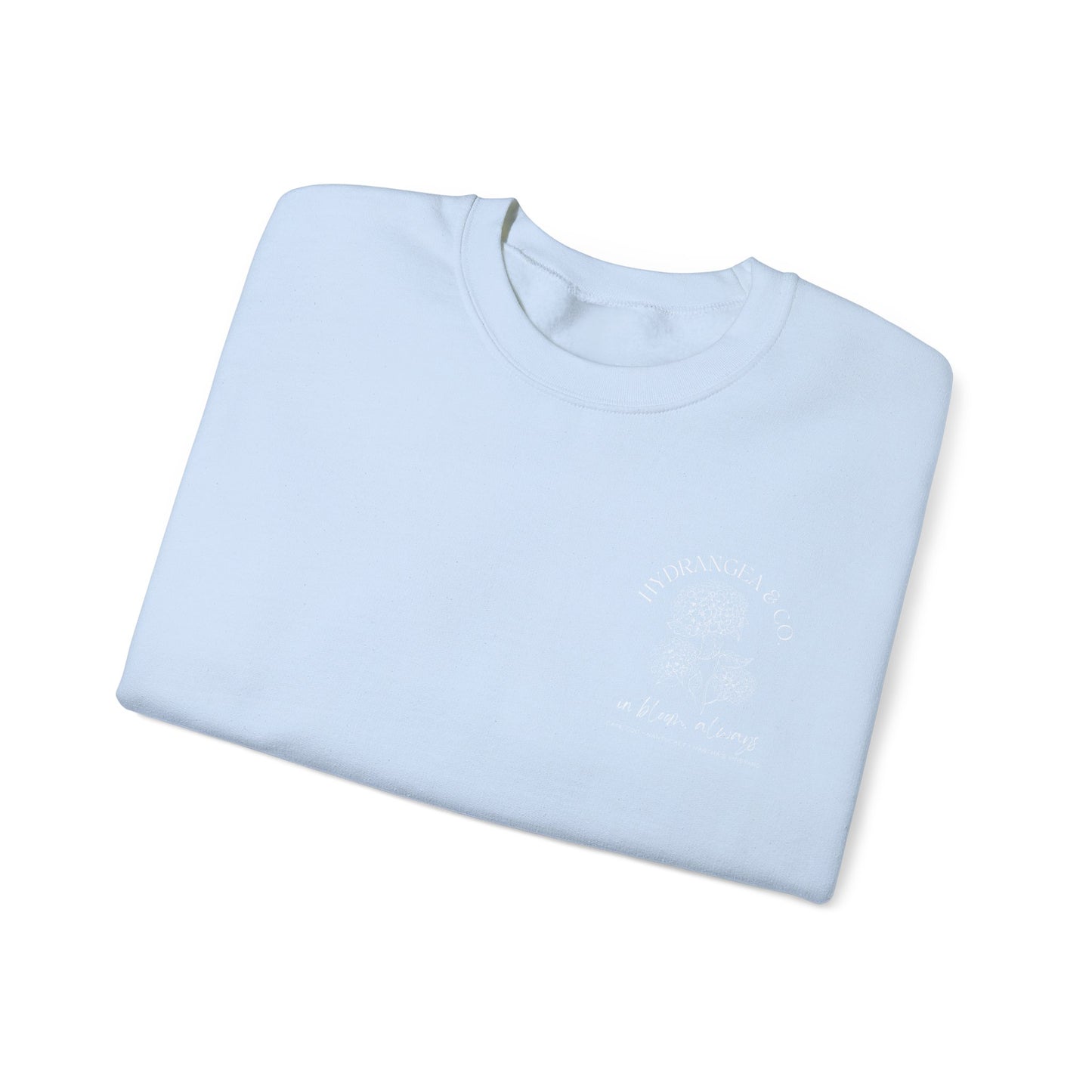 Hydrangea & Co. Unisex Crewneck Sweatshirt - In Bloom, Always