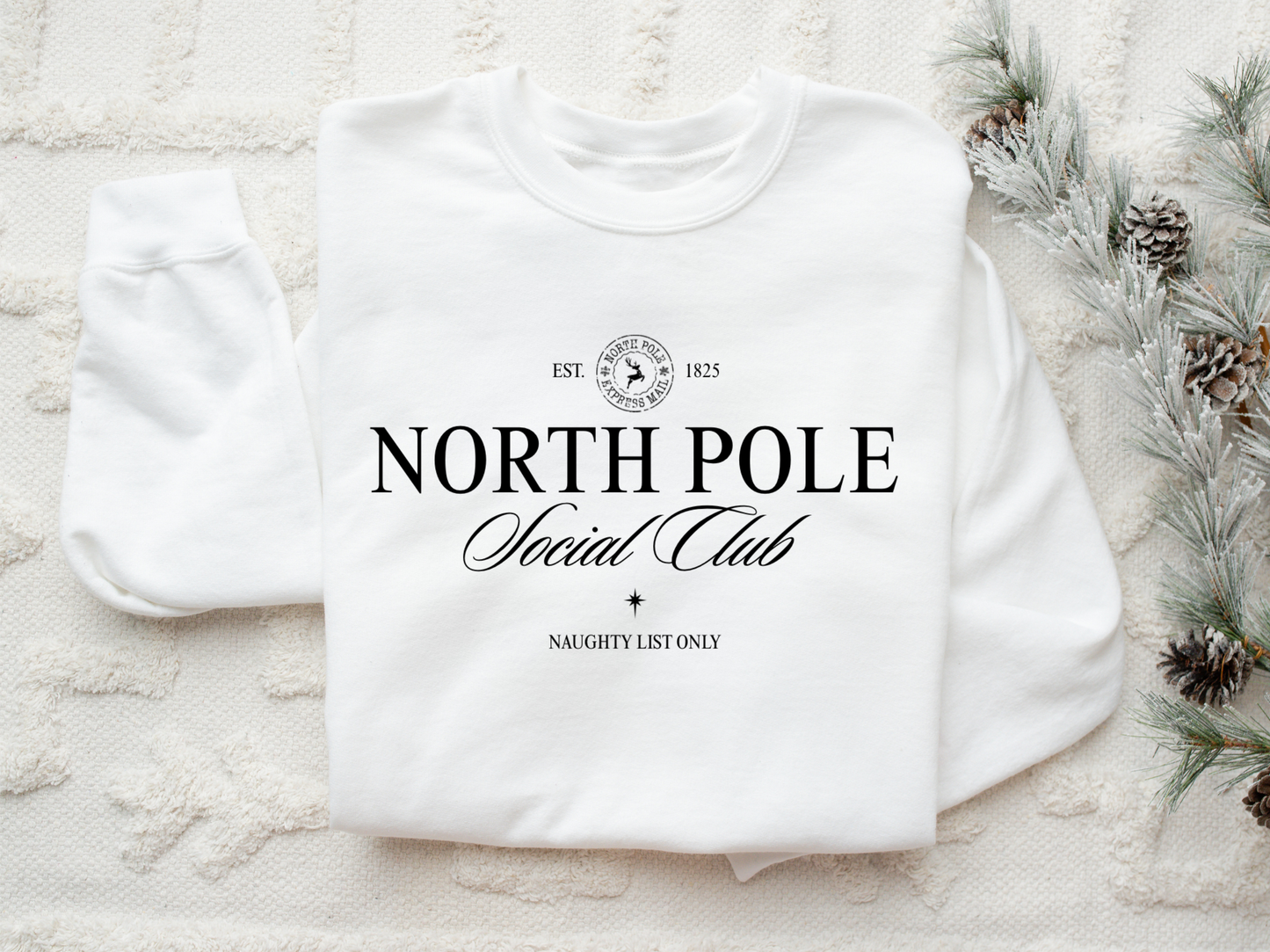 Holiday Sweatshirt - North Pole Social Club