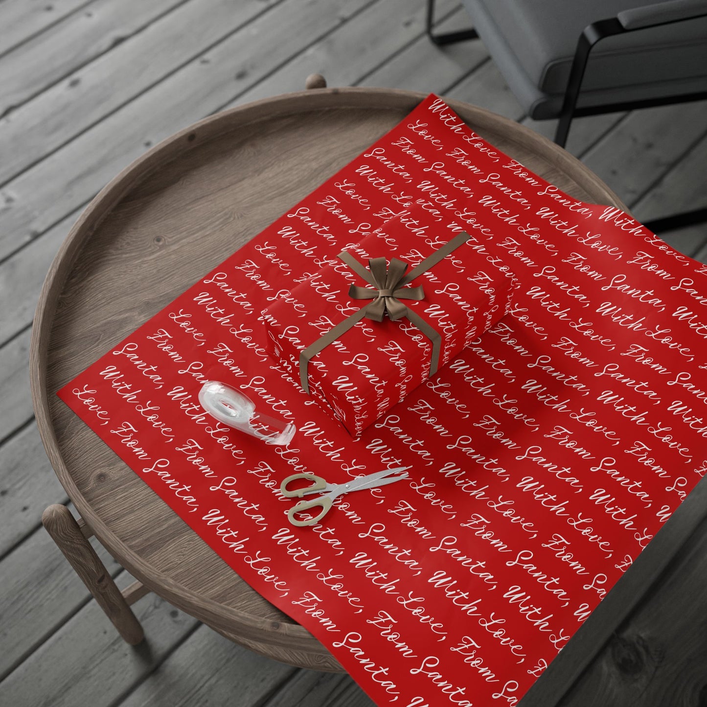 Holiday Collection - Wrapping Paper Santa