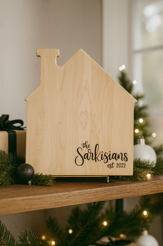 Cutting Board - House Shape