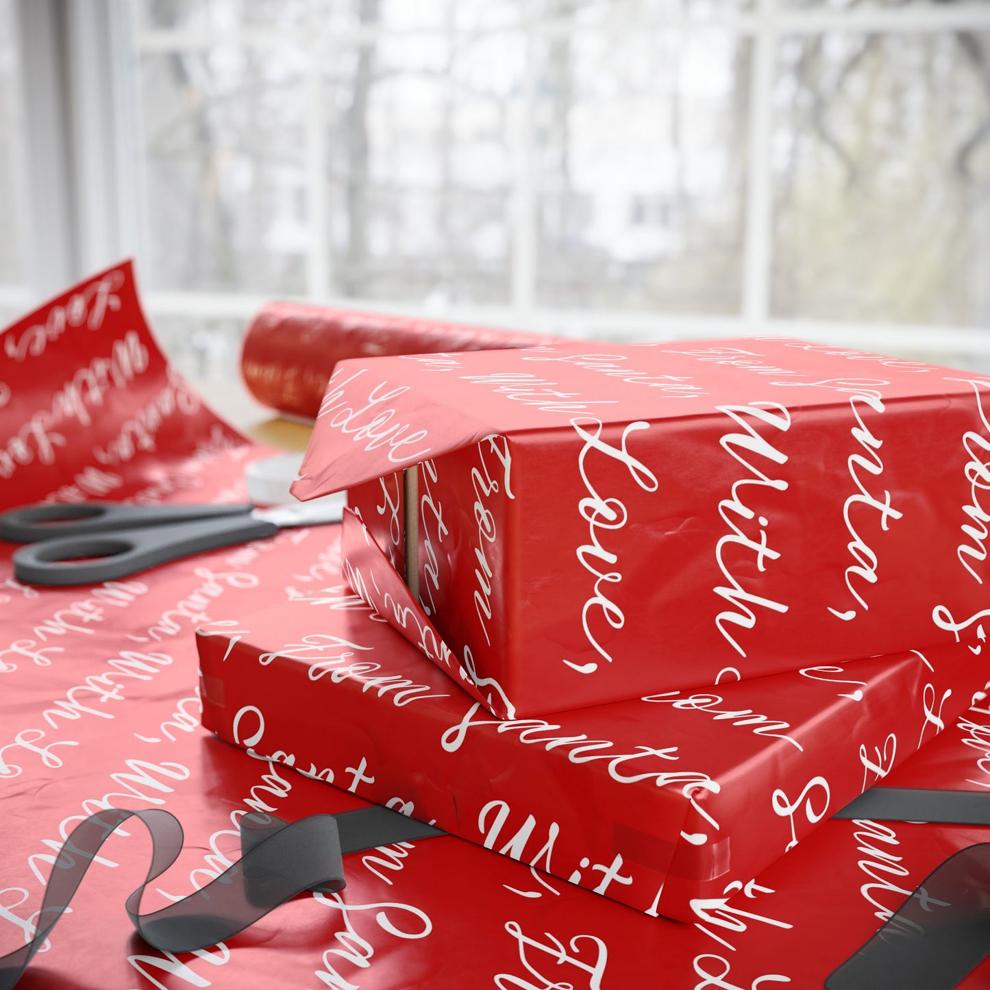 Holiday Collection - Wrapping Paper Santa