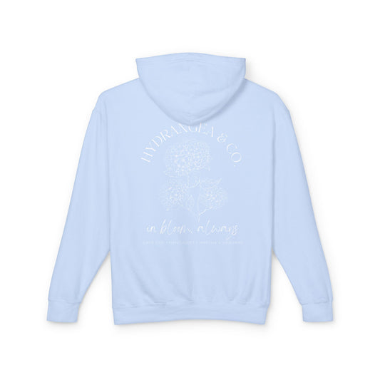 Hydrangea Unisex Lightweight Hooded Sweatshirt