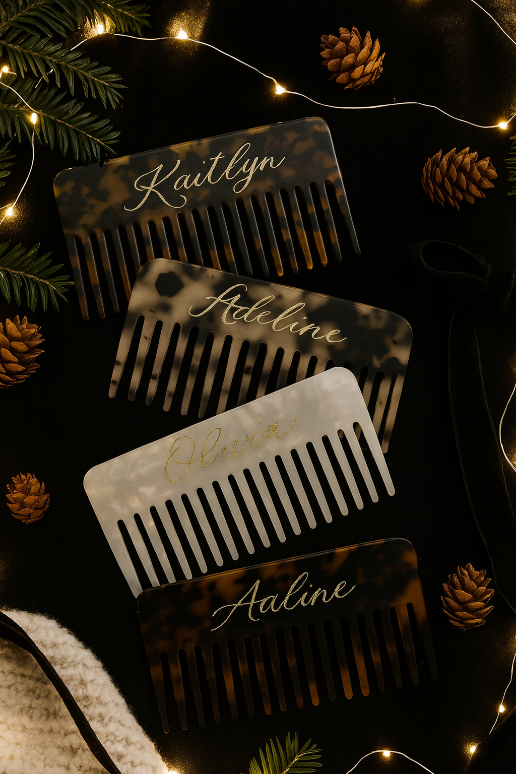 Hand Engraved Hair Comb