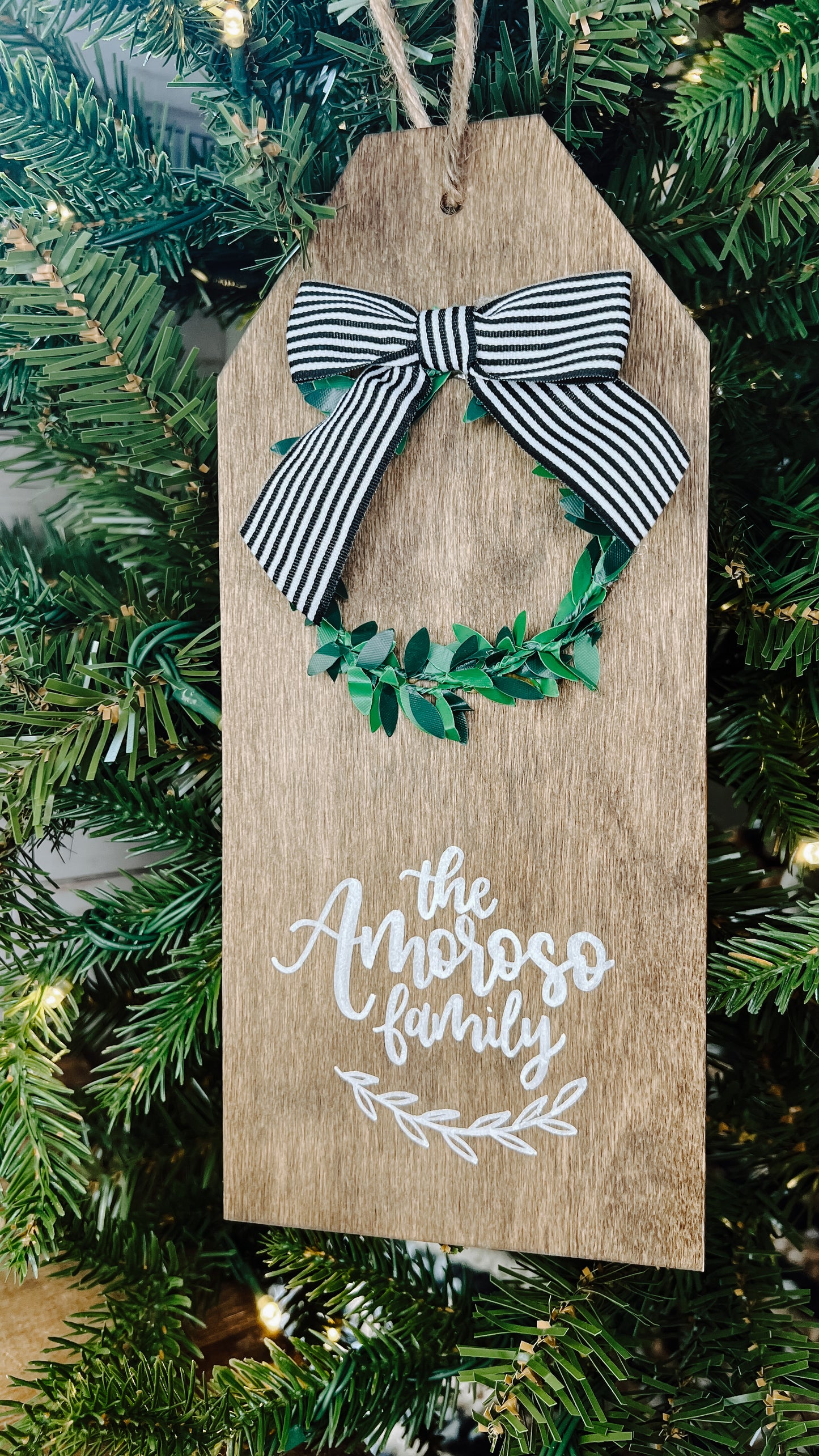Holiday Collection - Oversized Wood Tag