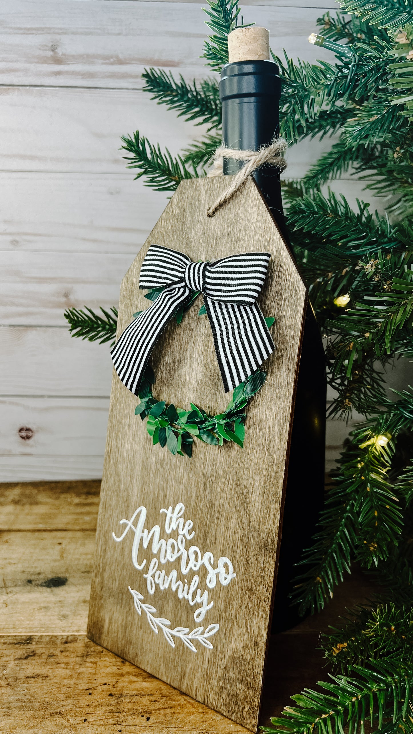Holiday Collection - Oversized Wood Tag
