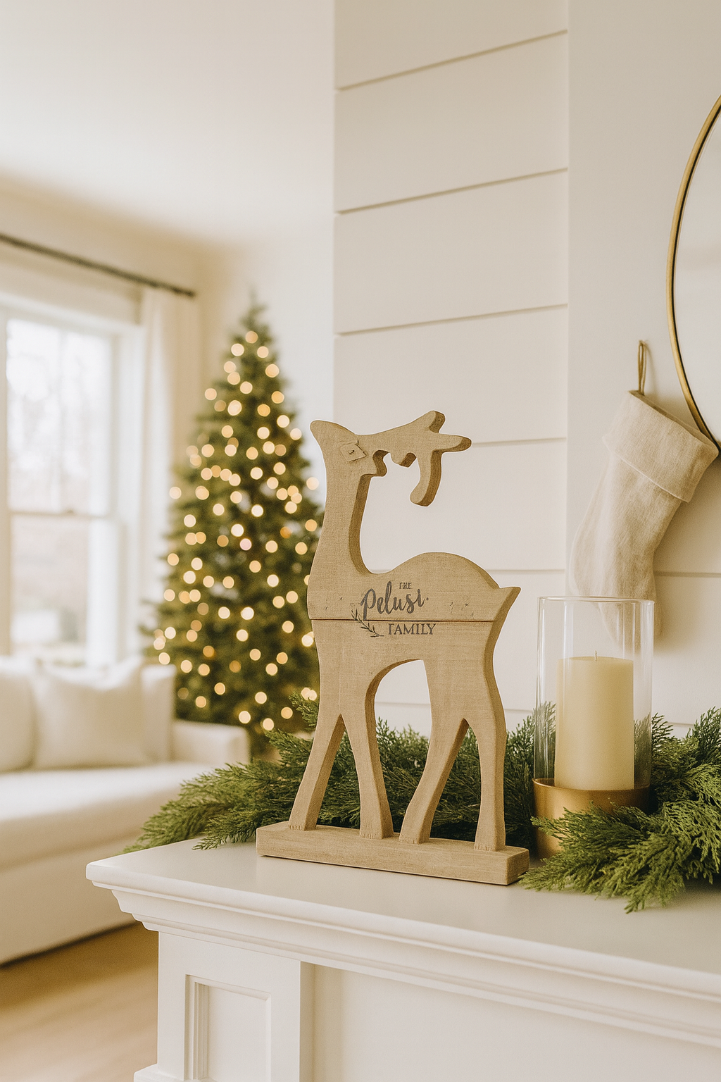 Holiday Collection - Wooden Reindeer