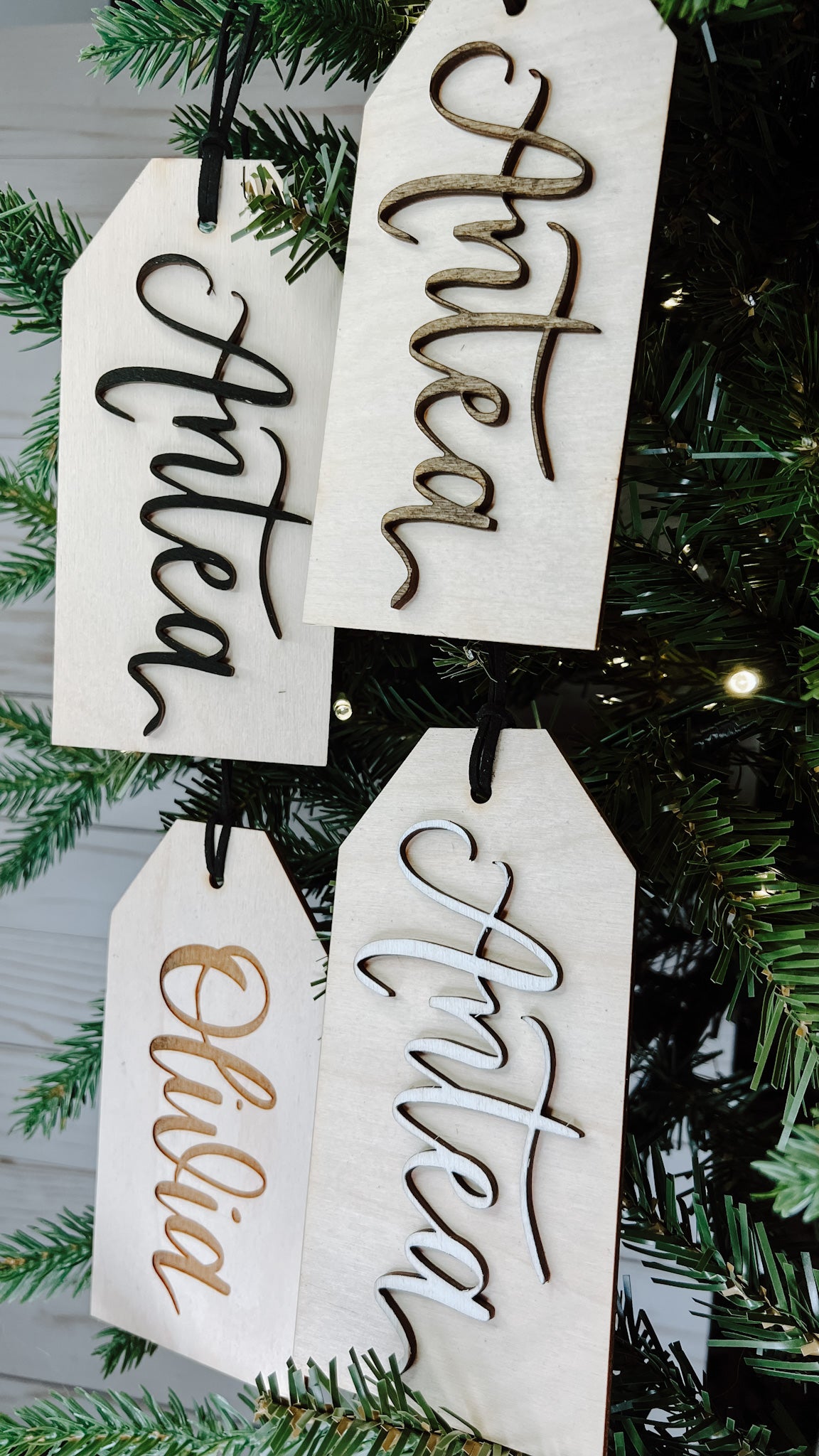 Holiday Collection - Stocking Tag 3D