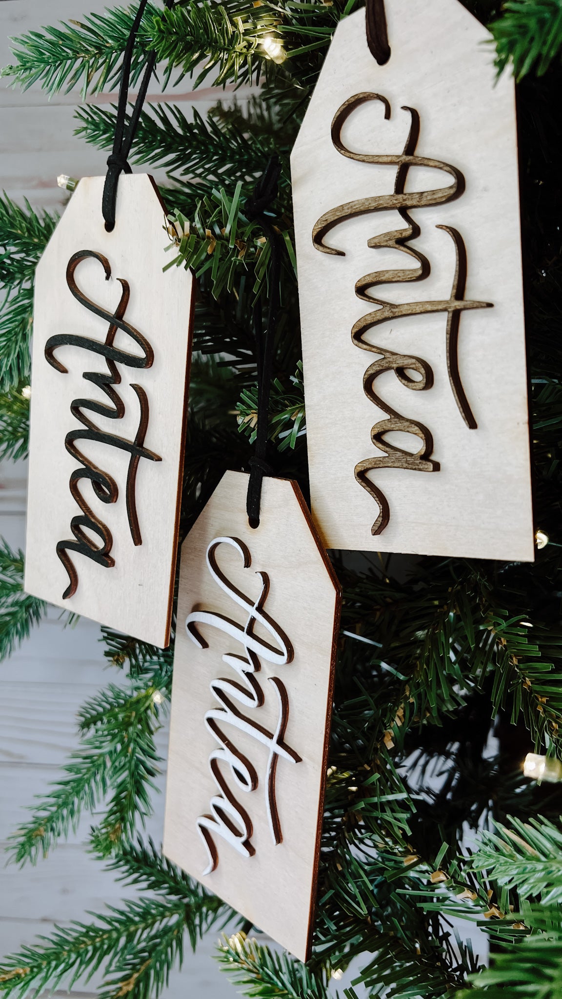 Holiday Collection - Stocking Tag 3D