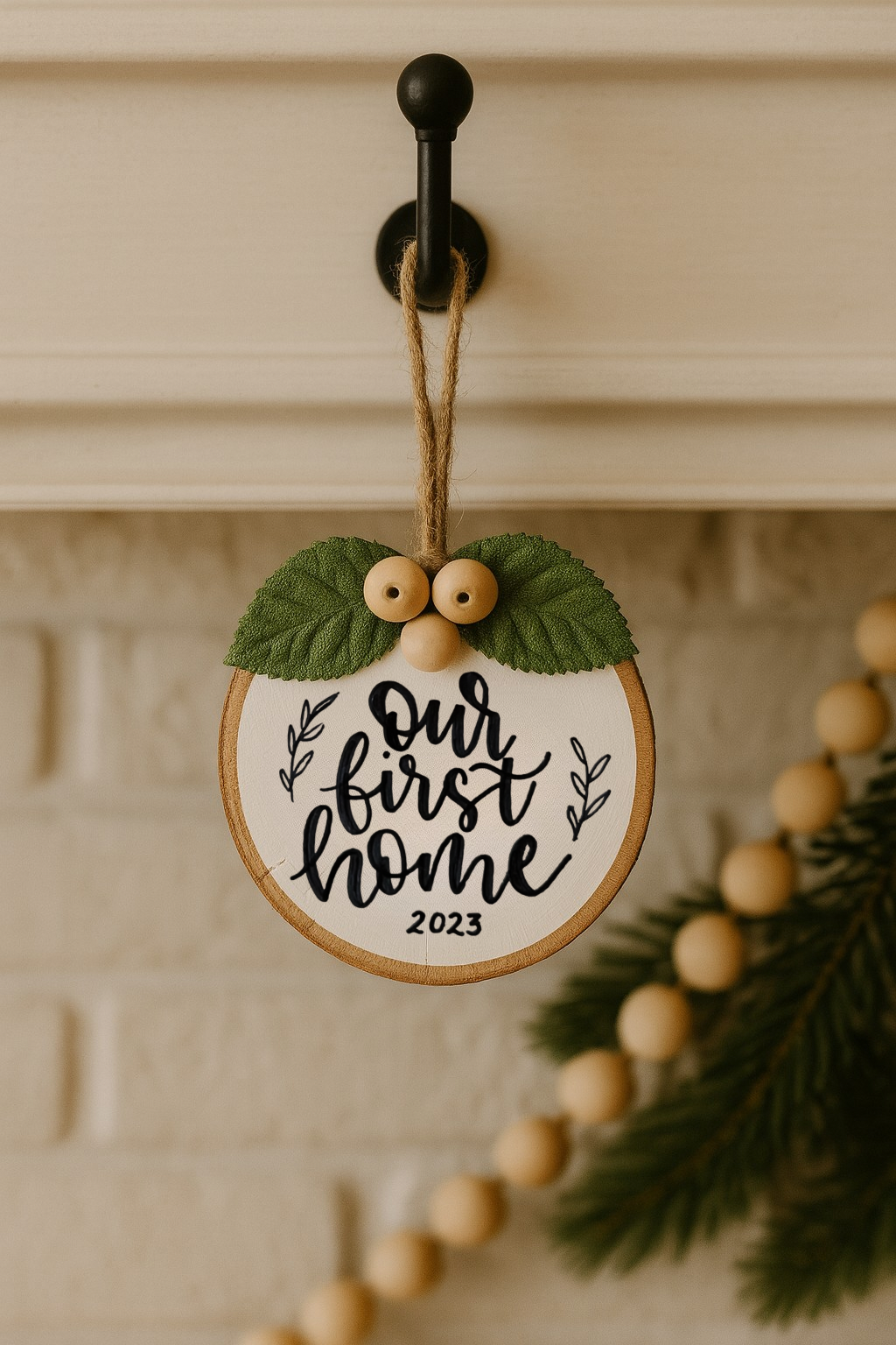 Holiday Collection - Wood Slice Ornament