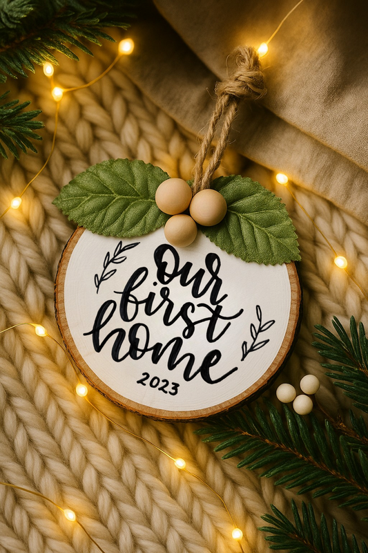 Holiday Collection - Wood Slice Ornament