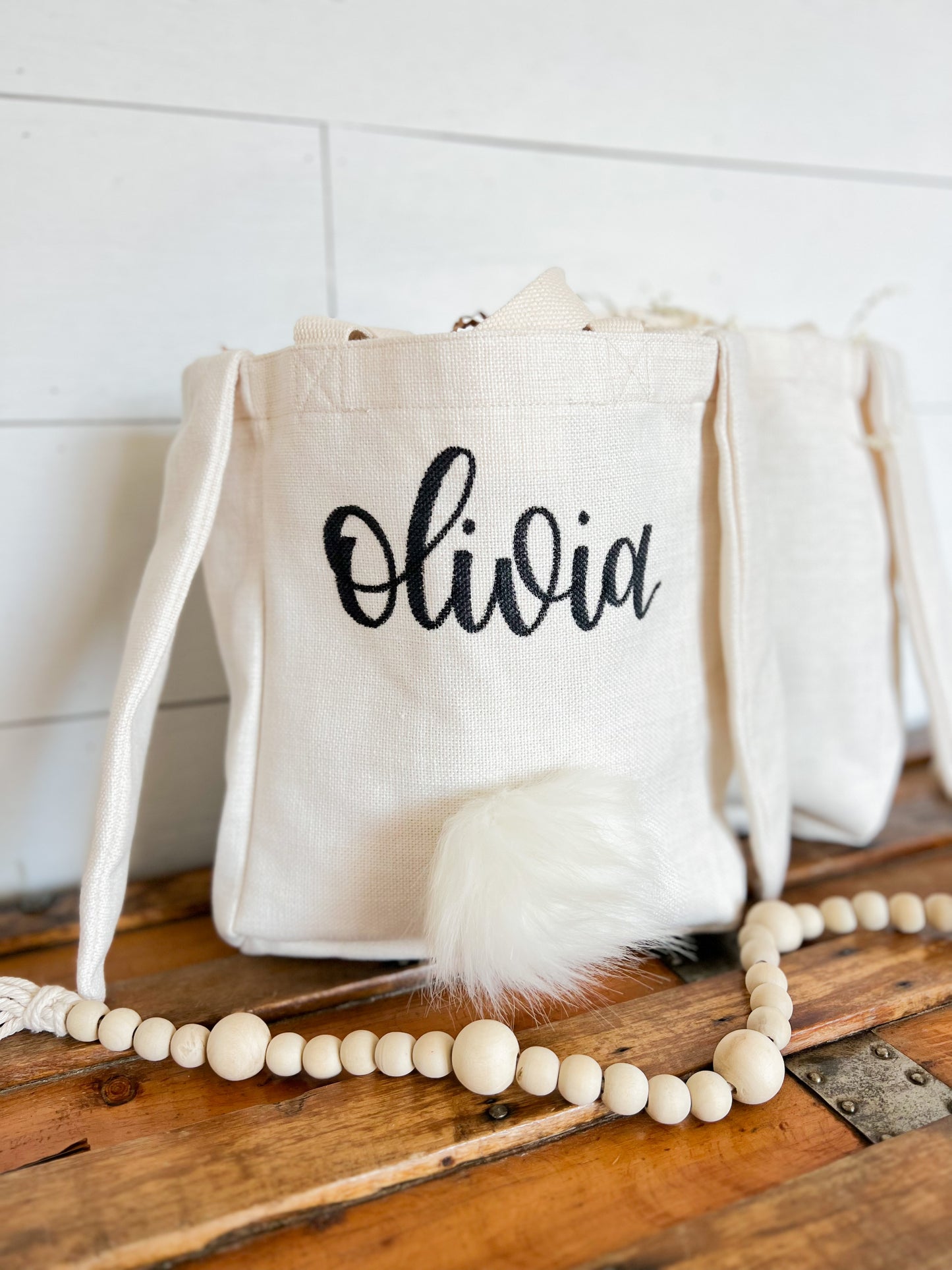 Canvas Easter Bunny Bag