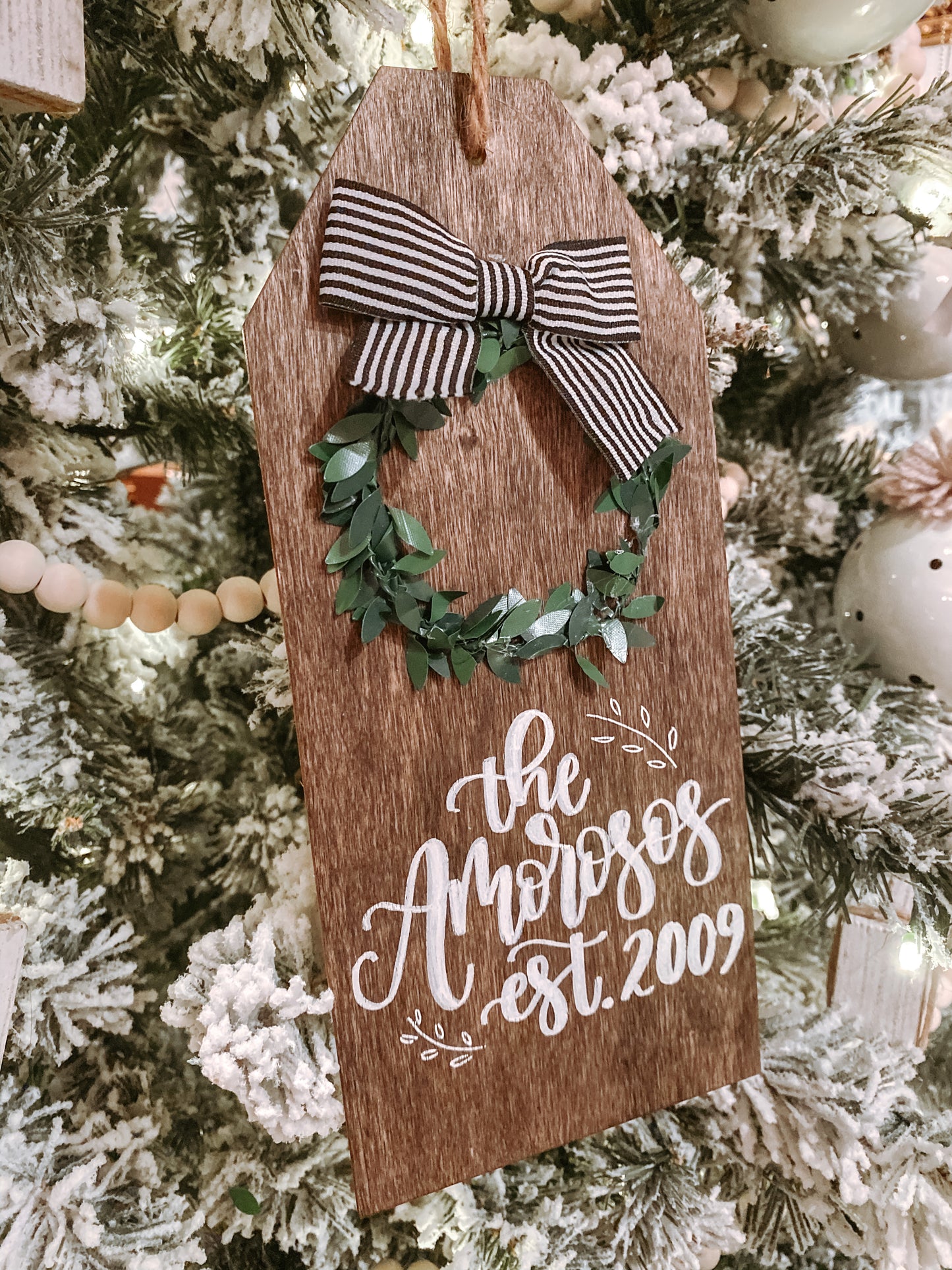 Holiday Collection - Oversized Wood Tag