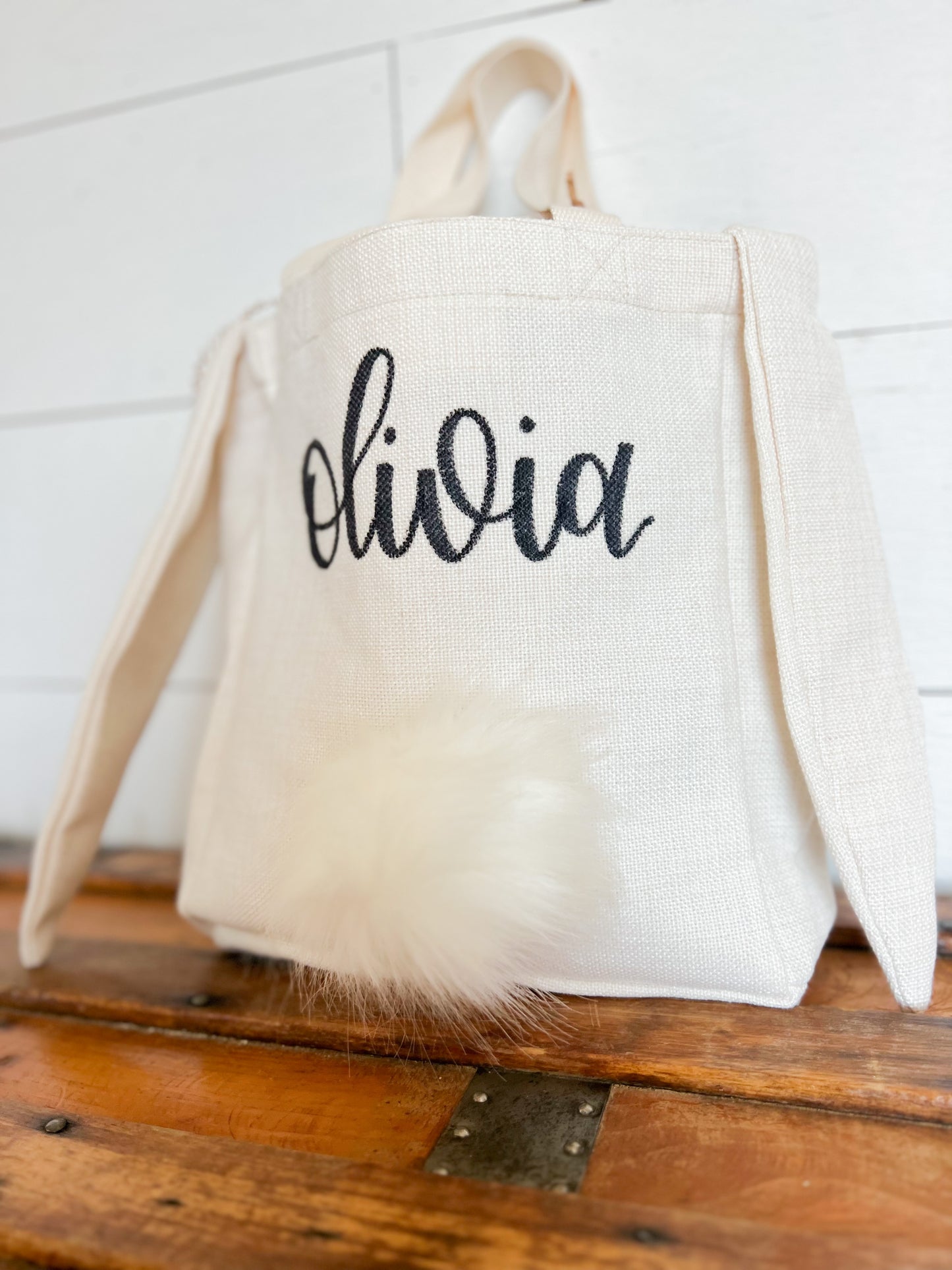 Canvas Easter Bunny Bag